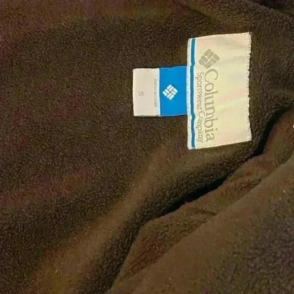 Columbia coat size small fleece lined jacket zipper pockets barn jacket - Picture 13 of 13